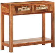 Console table 86x30x76 cm solid recycled wood - Console Table