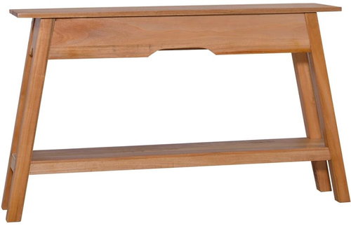 Cantilever table 120x30x75 cm solid mahogany - Console Table - Main image