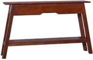 Cantilever table classic brown 120x30x75 cm solid mahogany - Console Table