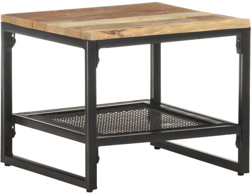 Side table 40x40x35 cm solid recycled wood - Side Table - Main image