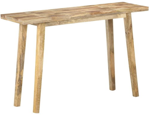 Cantilever table 120x35x75 cm thick mango wood - Console Table - Main image