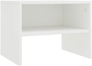 Noční stolek bílý 40x30x30 cm dřevotříska - Noční stolek