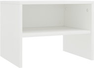 Bedside table white 40x30x30 cm chipboard - Night Stand