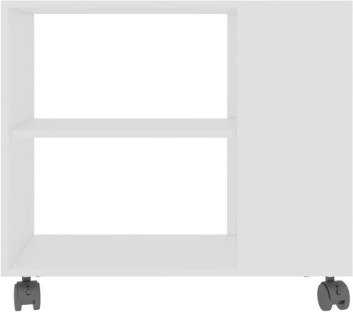 Side table white 70x35x55 cm chipboard - Side Table - Main image