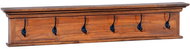Nástěnný věšák 100 × 10 × 20 cm masivní teakové dřevo - Coat Hanger