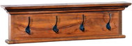 Nástěnný věšák 70 × 10 × 20 cm masivní teakové dřevo - Coat Hanger