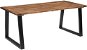 Jedálenský stôl masívne akáciové drevo 180 × 90 cm - Jedálenský stôl