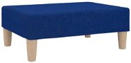 Shumee podnožka modrá 78 × 56 × 32 cm textil, 337680 - Taburetka