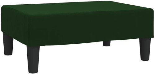 Shumee podnožka tmavě zelená 78×56×32 cm samet, 337689 - Taburet - Main image