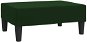 Shumee podnožka tmavo zelená 78 × 56 × 32 cm zamat, 337689 - Taburetka