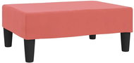 Shumee podnožka růžová 78×56×32 cm samet, 337691 - Taburet