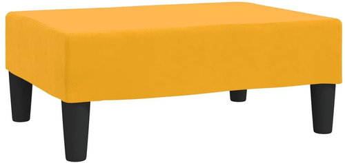 Shumee podnožka žlutá 78×56×32 cm samet, 337694 - Ottoman - Main image