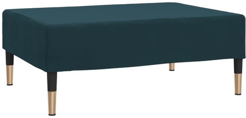 Shumee podnožka modrá 78×56×32 cm samet, 337697 - Taburet - Main image