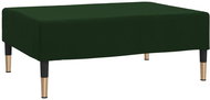 Shumee podnožka tmavě zelená 78×56×32 cm samet, 337700 - Taburet