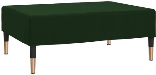 Shumee podnožka tmavě zelená 78×56×32 cm samet, 337700 - Taburet - Main image