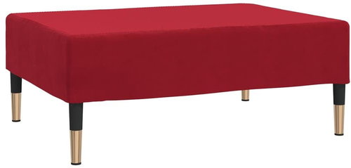 Shumee podnožka vínová 78×56×32 cm samet, 337703 - Taburet - Main image