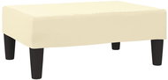 Shumee podnožka krémová 78×56×32 cm umělá kůže , 337709 - Ottoman