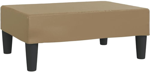 Shumee podnožka cappuccino 78×56×32 cm umělá kůže , 337714 - Taburet - Main image