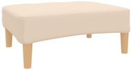 Shumee podnožka krémová 78×56×32 cm textil, 337718 - Taburet
