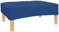 Shumee podnožka modrá 78×56×32 cm textil, 337721 - Taburet