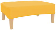 Shumee podnožka žlutá 78×56×32 cm textil, 337723 - Taburet