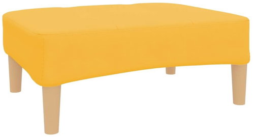 Shumee podnožka žlutá 78×56×32 cm textil, 337723 - Taburet - Main image