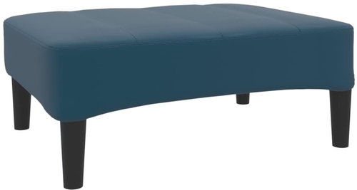 Shumee podnožka modrá 78×56×32 cm samet, 337727 - Taburet - Main image