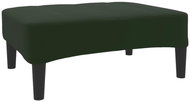 Shumee podnožka tmavě zelená 78×56×32 cm samet, 337730 - Taburet