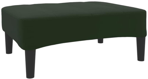 Shumee podnožka tmavě zelená 78×56×32 cm samet, 337730 - Taburet - Main image