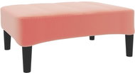 Shumee podnožka růžová 78×56×32 cm samet, 337732 - Taburet