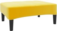 Shumee podnožka žltá 78 × 56 × 32 cm zamat, 337735 - Taburetka