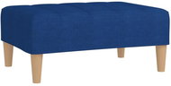 Shumee podnožka modrá 78×56×32 cm textil, 337751 - Taburet