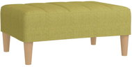 Shumee podnožka zelená 78×56×32 cm textil, 337752 - Taburet