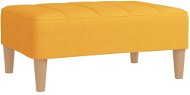 Shumee podnožka žltá 78 × 56 × 32 cm textil, 337753 - Taburetka