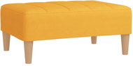 Shumee podnožka žlutá 78×56×32 cm textil, 337753 - Taburet