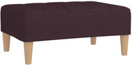 Shumee podnožka fialová 78×56×32 cm textil, 337756 - Taburet