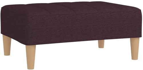 Shumee podnožka fialová 78×56×32 cm textil, 337756 - Taburet - Main image
