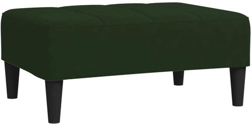 Shumee podnožka tmavě zelená 78×56×32 cm samet, 337760 - Taburet - Main image