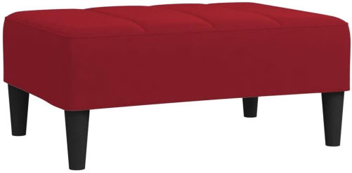 Shumee podnožka vínová 78×56×32 cm samet, 337763 - Taburet - Main image