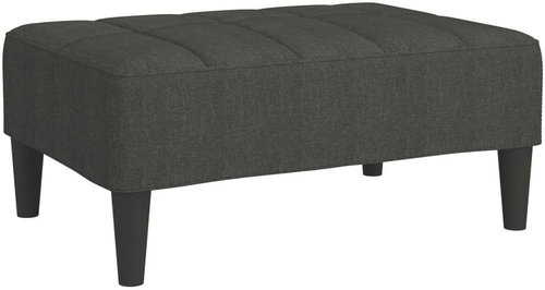 Shumee podnožka tmavě šedá 78×56×32 cm textil, 337777 - Taburet - Main image