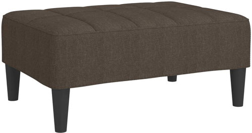 Shumee podnožka hnědá 78×56×32 cm textil, 337780 - Taburet - Main image