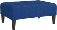 Shumee podnožka modrá 78×56×32 cm textil, 337782 - Taburet