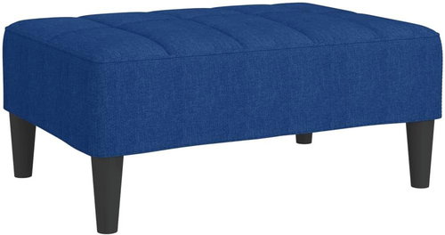 Shumee podnožka modrá 78×56×32 cm textil, 337782 - Taburet - Main image