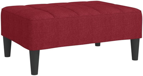 Shumee podnožka vínová 78×56×32 cm textil, 337785 - Taburet - Main image