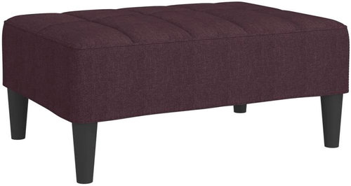 Shumee podnožka fialová 78×56×32 cm textil, 337787 - Taburet - Main image