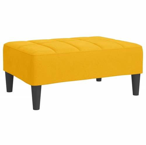 Shumee podnožka žlutá 78×56×32 cm samet, 337796 - Taburet - Main image