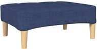 Shumee podnožka modrá 78×56×32 cm textil, 337805 - Taburet
