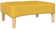 Shumee podnožka žlutá 78×56×32 cm textil, 337807 - Taburet