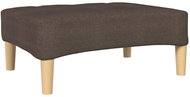 Shumee podnožka taupe 78×56×32 cm textil, 337809 - Taburet