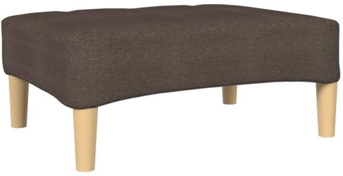 Shumee podnožka taupe 78×56×32 cm textil, 337809 - Taburet - Main image